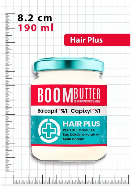 Boom Butter Plus Saç Bakım Yağı 190 ml