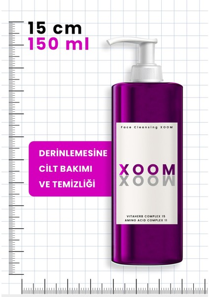 Xoom 3 in 1 (Temizleme Yağı + Temizleme Jeli + Micellar Su) Bakım ve Temizleme Xoomu 150 ML