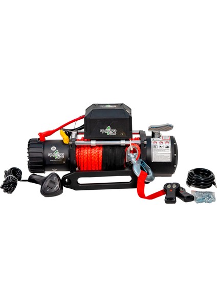12V 13500 Lb Sentetik Halatlı Off-Road Vinç (3 Renk Seçeneği Ile)