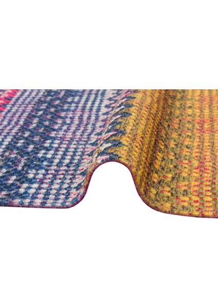 Bodrum Kilim Bd 04 Brıght Multy Nw Jüt Görünümlü Hav Toz Vermez Çift Taraflı Yıkanabilir Kilim