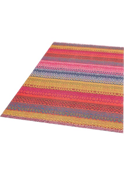 Bodrum Kilim Bd 04 Brıght Multy Nw Jüt Görünümlü Hav Toz Vermez Çift Taraflı Yıkanabilir Kilim