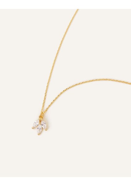 Z Koleksiyonu Altın Kaplama Kristal Detay Zincir Kolye fiyatları