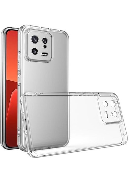 Xiaomi Mi 13 Pro Kılıf Ince ve Esnek Şeffaf Süper Silikon