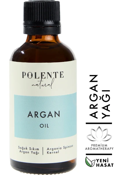 Polente Natural Argan Yağı - Soğuk Sıkım (50 ml)