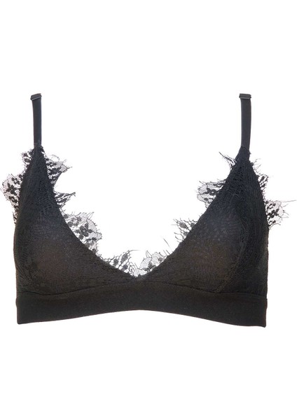 Athena Lacivert Gold Dantelli Bralet