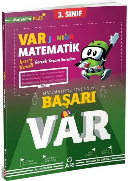 Arı Yayıncılık 3.Sınıf Matematik Junior Var Soru Bankası