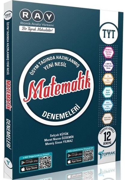 Toprak Yayıncılık TYT Matematik 12'li Deneme Kitabı