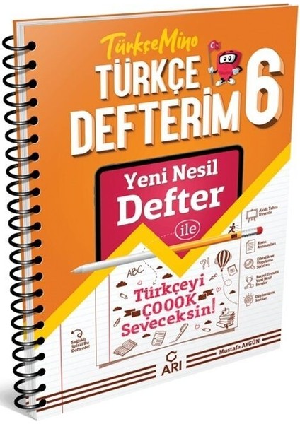 6.Sınıf TürkçeMino Akıllı Türkçe Defteri