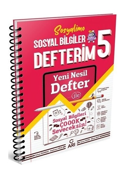 5.Sınıf Sosyal Bilgiler Defterim Sosyalimo