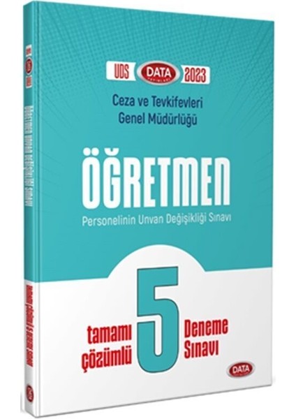 2023 GYS Uds Ceza Tevkifevleri Öğretmen 5 Deneme