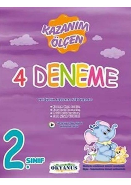 2. Sınıf Kazanım Ölçen 4'lü Deneme