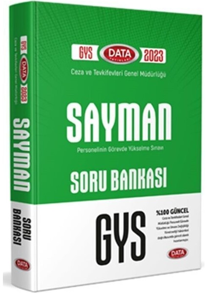 Ceza ve Tevkifevleri Genel Müdürlüğü Sayman GYS Soru Bankası