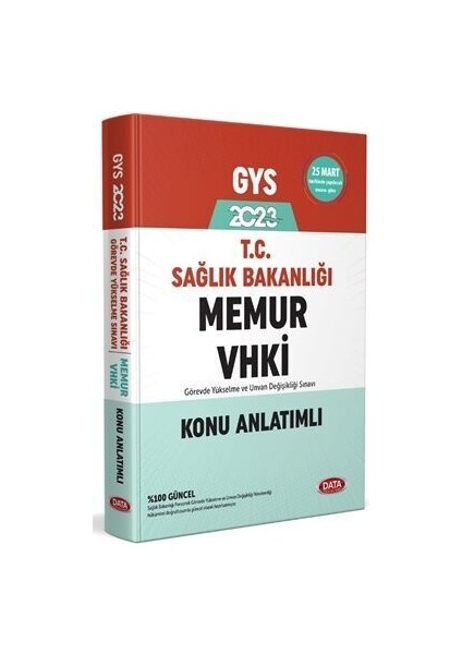 2023 T.C. Sağlık Bakanlığı Memur Vhki Konu Anlatımlı