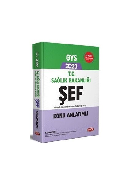 2023 GYS T.C. Sağlık Bakanlığı Şef Konu Anlatımlı