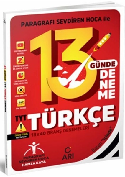 Arı Yayıncılık TYT Türkçe 13 Günde Deneme