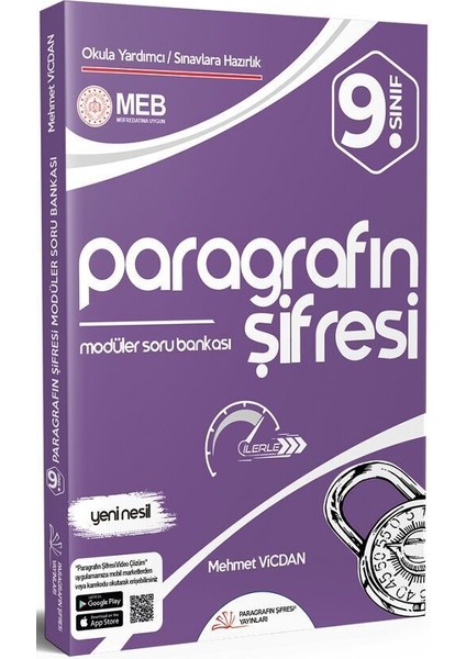 Paragrafın Şifresi Yayınları 9.Sınıf Paragraf Modüler Soru Bankası