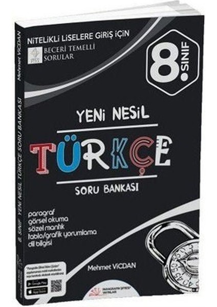 Paragrafın Şifresi Yayınları 8.Sınıf LGS Türkçe Nesil Soru Bankası