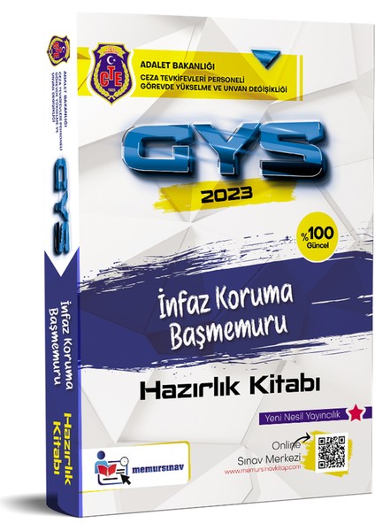 2023 Gys Ceza Tevkifevleri Infaz Koruma Başmemuru Konu Anlatımlı Hazırlık Kitabı Görevde Yükselme