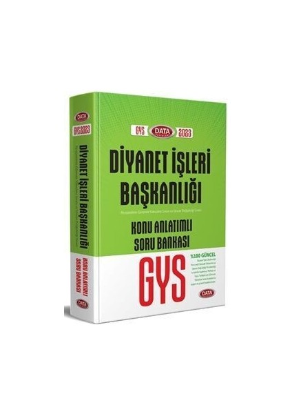 2023 GYS Diyanet Işleri Başkanlığı Konu Anlatımlı Soru Bankası