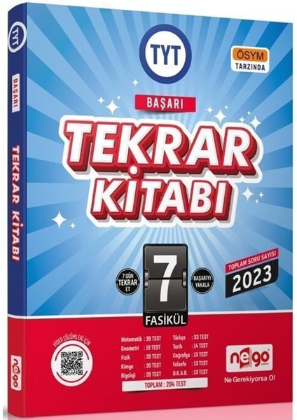 Tyt Başarı Tekrar Kitabı Tek Kitap