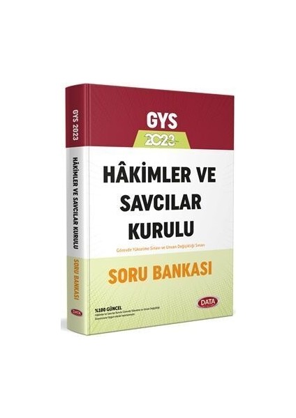 2023 GYS Hakimler Savcılar Kurulu Soru Bankası