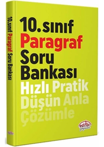 10. Sınıf Paragraf Soru Bankası