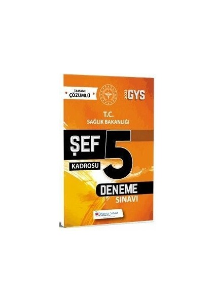 Memur Sınav GYS Sağlık Bakanlığı 5 Deneme