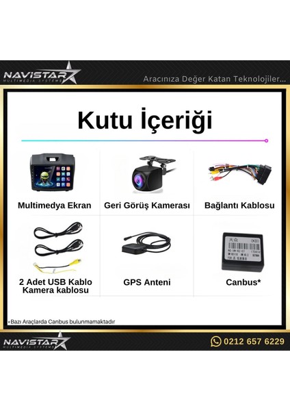 Isuzu D-Max 2012-2014 Model 4gb + 64GB Android 13 Kablosuz Carpl