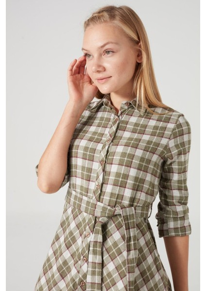 Juliet Ekoseli Gömlek Elbise fiyatları