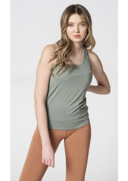 Dri-Fit One Kadın Dar Kesim Yeşil Atlet