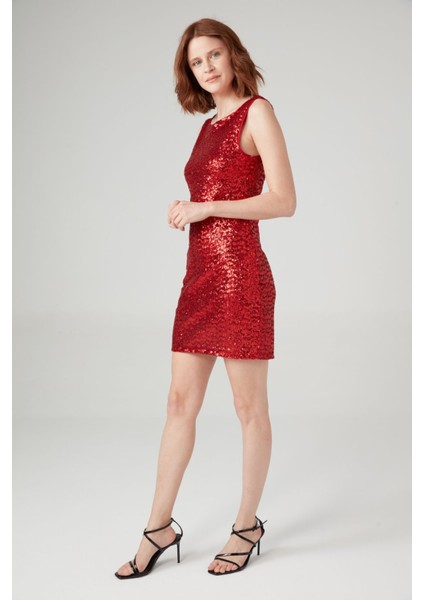 Arka V Payetli Elbise fiyatları