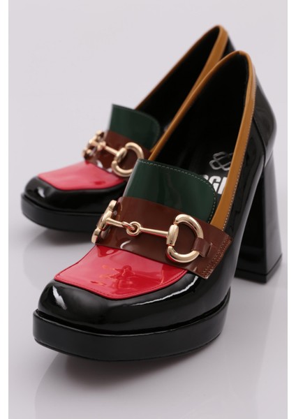 3801 Kadin Topuklu Loafer Ayakkabi fırsatları