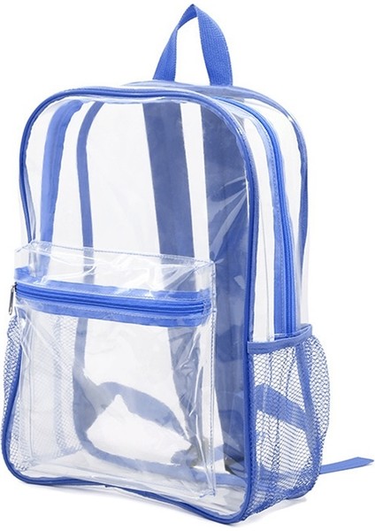 Okul Çantası Dış Mekan Suya Dayanıklı Şeffaf Şeffaf Pvc Sırt Çantası Tasarımı (Yurt Dışından)