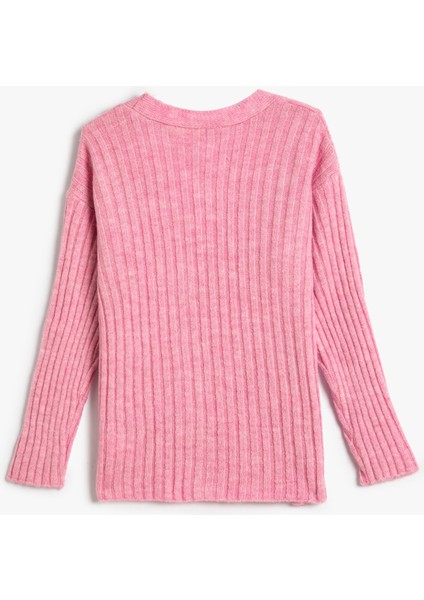 Koton Hırka Triko Yumuşak Dokulu V Yaka Düğmeli Uzun Kollu fiyatları