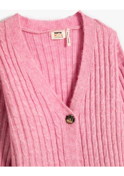 Koton Hırka Triko Yumuşak Dokulu V Yaka Düğmeli Uzun Kollu modelleri