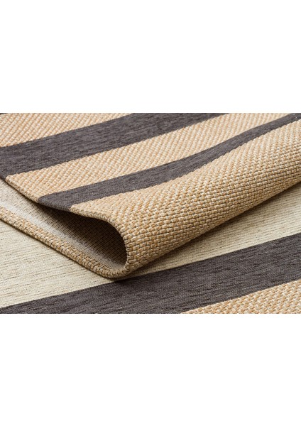 Brooklyn Brk 14 Natural Grey Hasır Görünümlü Kaymaz Modern Şık Dokuma Kilim indirimleri