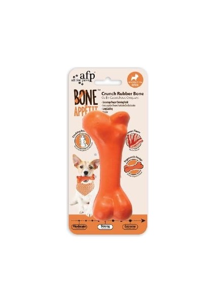 Bone Appetit-Sesli Lastik Kemik S