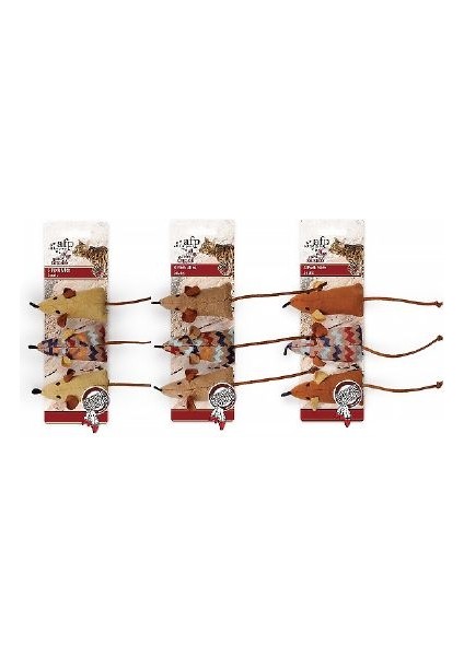Dream Catcher - Peluş Fare Oyuncak 3 Lü