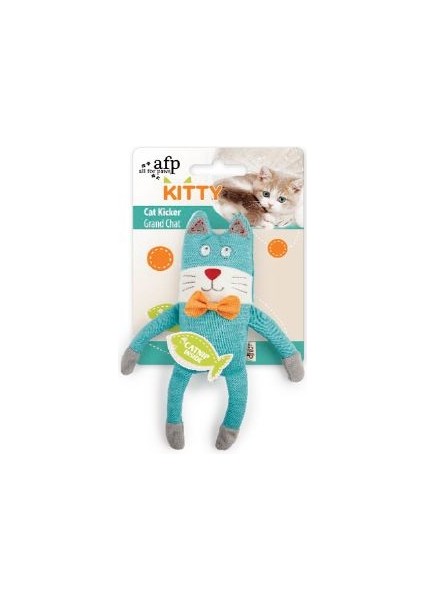 Kitty - Peluş Kedi Turkuaz Yavru Kedi Oyuncak
