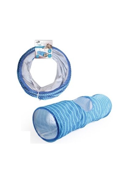 Modern Cat - Kedi Tüneli 70 Cm Mavi