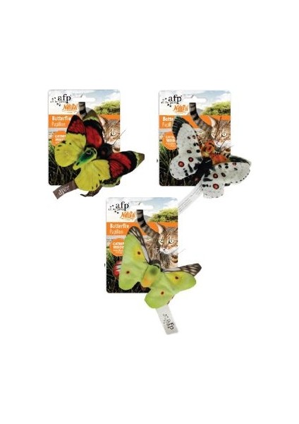 Natural Instincts- Peluş Kelebek Kedi Oyuncağı