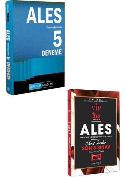 2024 Pegem ALES 5 Deneme-Yargı ALES Son 3 Yıl