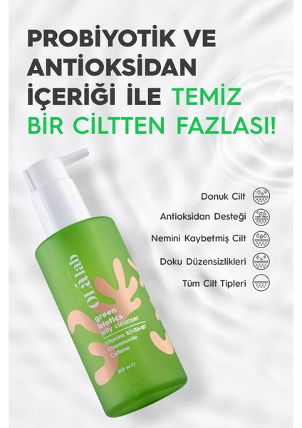 Olalab Arındırıcı, Bariyer, Onarıcı, Probiyotik İçerikli Makyaj ve Yüz Temizleme Jeli 200 ml