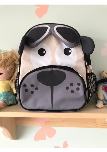 Köpek Figürlü Çocuk Kreş Sırt Çantası 28x15x34 cm 5-7 Yaş İçin Eğlenceli Tasarım modelleri