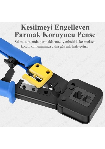 Ata Elektronik Yeni Nesil Ez RJ45 Sıkma Ez RJ45 Crimper 8p 6p RJ12 R J45 RJ11 Network Ağ Pense