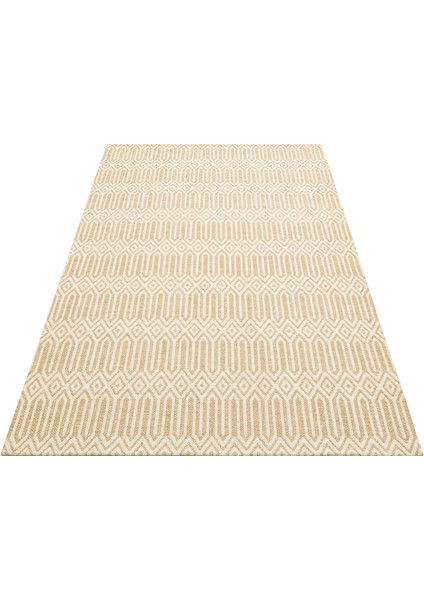 Brooklyn Brk 10 Natural Ivory Hasır Görünümlü Kaymaz Modern Şık Dokuma Kilim modelleri