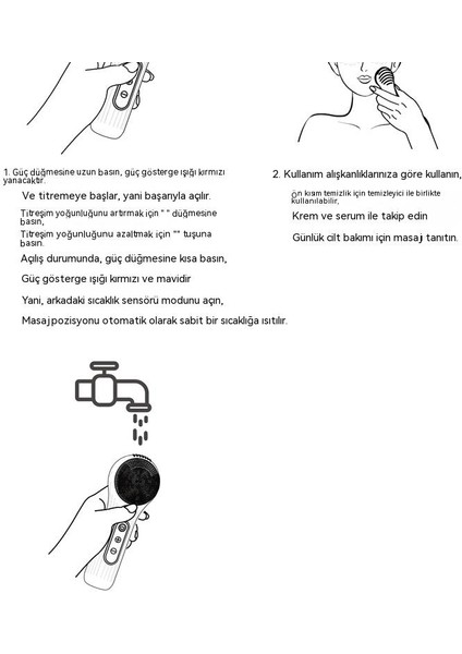 Elektrikli Yüz Yıkama Şarj Edilebilir Su Geçirmez Ultrasonik Silikon Yüz Temizleyici (Yurt Dışından) indirimleri
