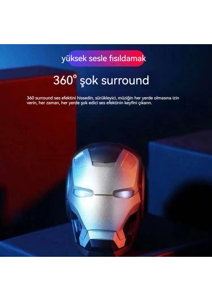 Yeni Iron Man Kablosuz Akıllı Bluetooth Küçük Hoparlör (Yurt Dışından)