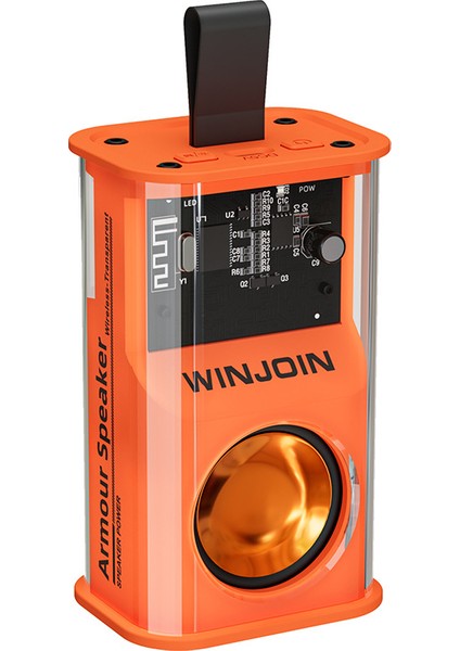 Mini Taşınabilir Şeffaf Mekanik Bluetooth Hoparlör (Yurt Dışından)