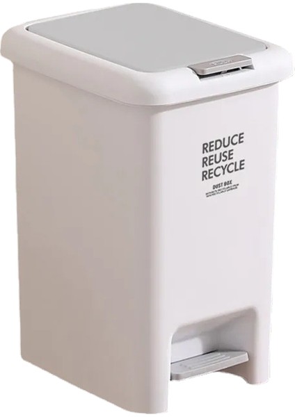 15L Ev Mutfak Oturma Odası Kapaklı Pedallı Çöp Tenekesi (Yurt Dışından)